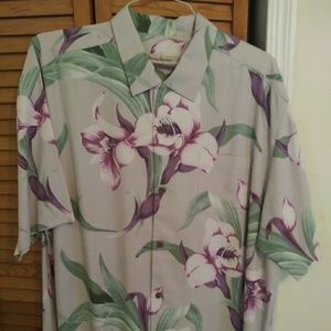 Mens short sleeve silk Tommy Bahama